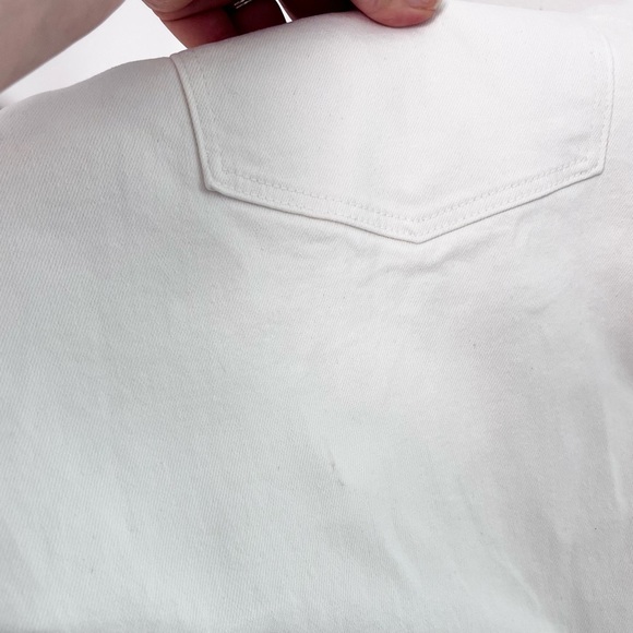 Madewell The High-Rise Slim Boyjean in Tile White Size 32 - Picture 7 of 14